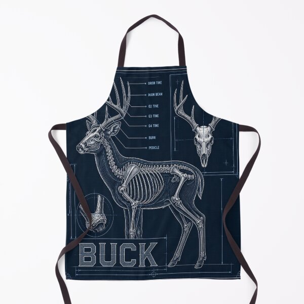 Item preview, Buck Blueprint Anatomy T-Shirt, Deer Skeleton Schematic Tee, Hunting Technical Drawing Shirt, Navy Blue Hunter Gift, Antler Diagram Graphic designed and sold by SunnyDesign82.