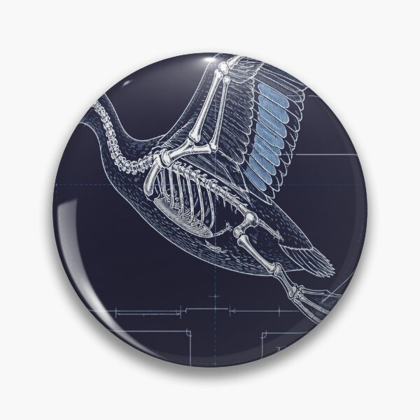 Item preview, Mallard Duck Blueprint T-Shirt, Anatomical Schematic Hunting Tee, Waterfowl Skeleton Graphic, Duck Hunter Gift, Navy Technical Drawing Shirt designed and sold by SunnyDesign82.