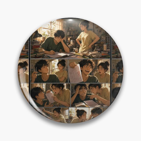 Item preview, Student Life Cozy Reading Room Comic Print designed and sold by Grafititee.