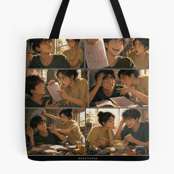 Item preview, Student Life Cozy Reading Room Comic Print designed and sold by Grafititee.