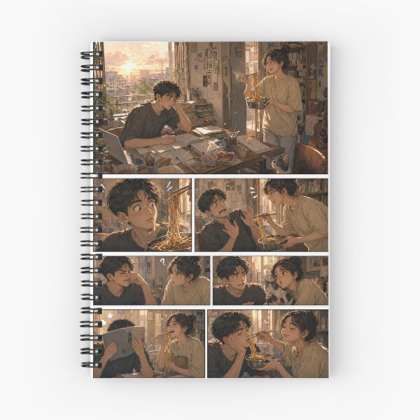 Item preview, Student Life Cozy Reading Room Comic Print designed and sold by Grafititee.
