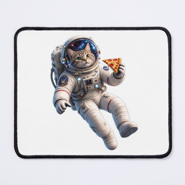 Item preview, Astronaut Cat, Space Pizza Lover designed and sold by Inky Atlas.