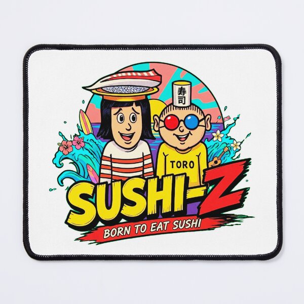 Item preview, The Sushi-z: Tropical Vibes and Sushi Dreams designed and sold by Japan Cyberpunk Universe & Surreal Characters.