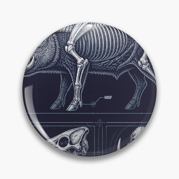 Item preview, Wild Boar Blueprint Anatomy T-Shirt, Boar Skeleton Schematic Tee, Hunting Technical Drawing Shirt, Navy Blue Hunter Gift, Tusk Diagram Graphic designed and sold by SunnyDesign82.