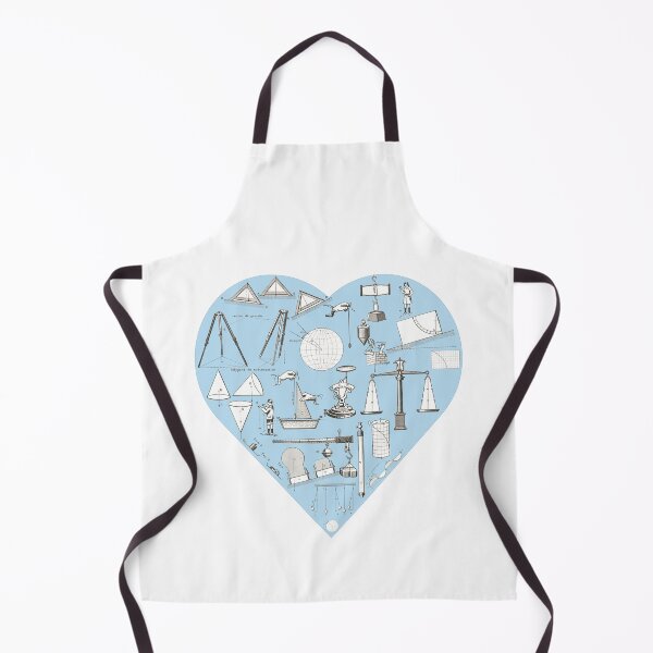 Item preview, Pastel blue gravity Physics heart STEM designed and sold by Anne Londez Studio.