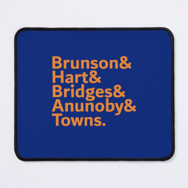 Item preview, Brunson & Hart &Bridges &Anunoby & Towns Ny Knicks 2026 designed and sold by DesignForYou79.
