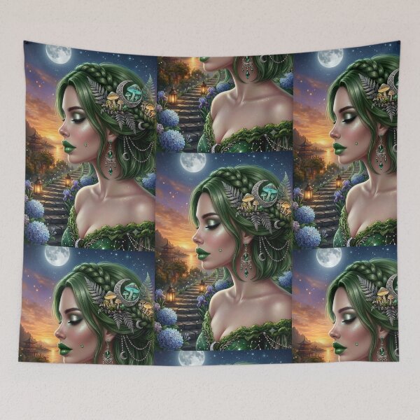 Item preview, Verdant Moonkeeper designed and sold by Velvet & Void.