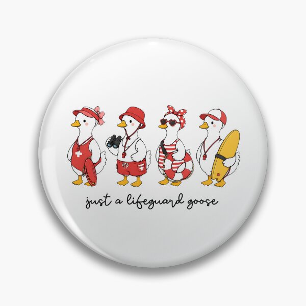 Item preview, Just A Lifeguard Goose designed and sold by Home-Crea-Abode.