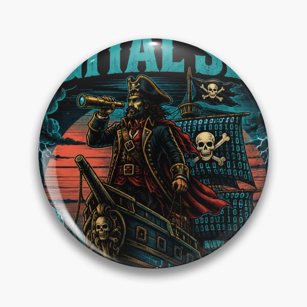 Item preview, Captain of the Digital Seas designed and sold by PenchalaPrabhas.