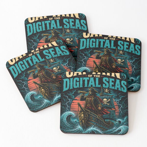 Item preview, Captain of the Digital Seas designed and sold by PenchalaPrabhas.