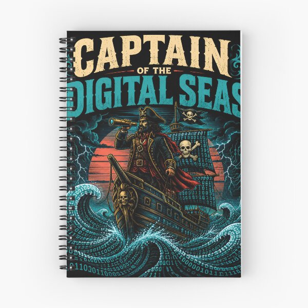 Item preview, Captain of the Digital Seas designed and sold by PenchalaPrabhas.