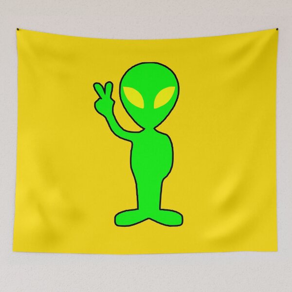 Item preview, Peace Loving Alien designed and sold by R.U BOLD.