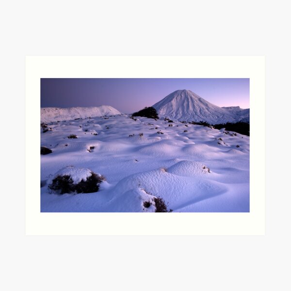 Ngauruhoe Blues Art Print
