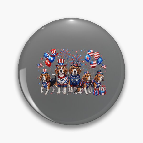 Item preview, Beagle Dog 250 Years Anniversary 250th 1776 2026 4th of July designed and sold by KristineLi.