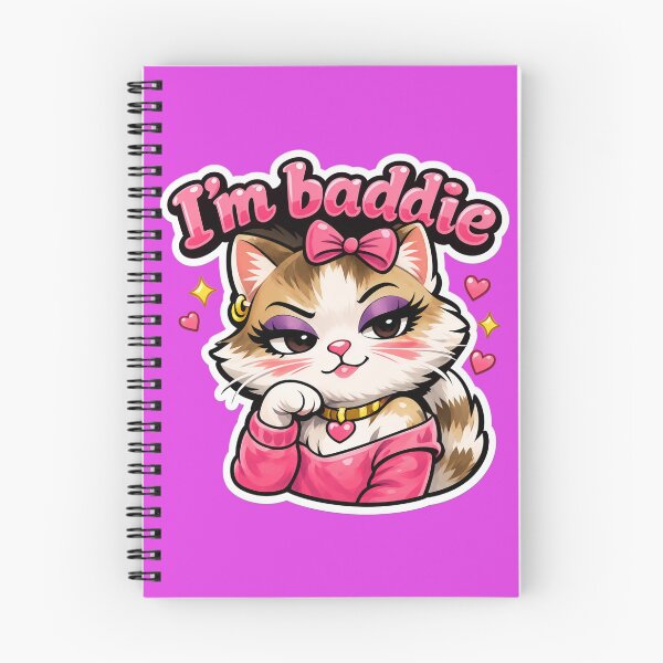 Item preview, I am baddie | cute cat sticker for baddie's  designed and sold by Mohitt09.