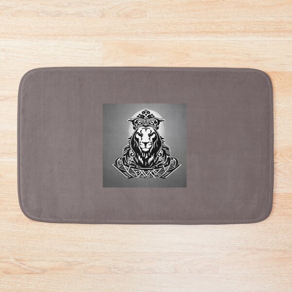 Item preview, Majestic Silver Lion Crest – Ornate Heraldic Emblem designed and sold by RaresS.