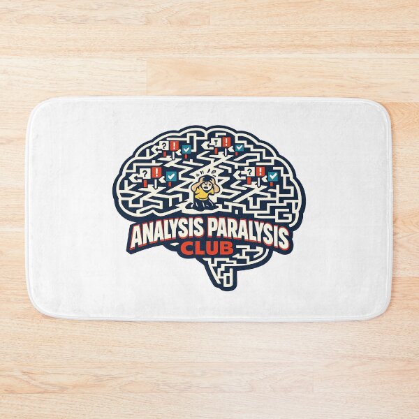 Item preview, Analysis Paralysis Club designed and sold by Cosmos Creative Studios.
