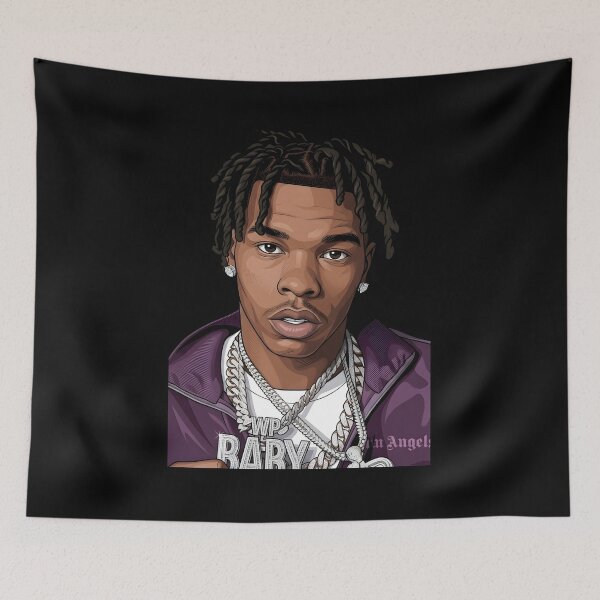 Item preview, Lil Baby vector illustration designed and sold by Boruto1231.