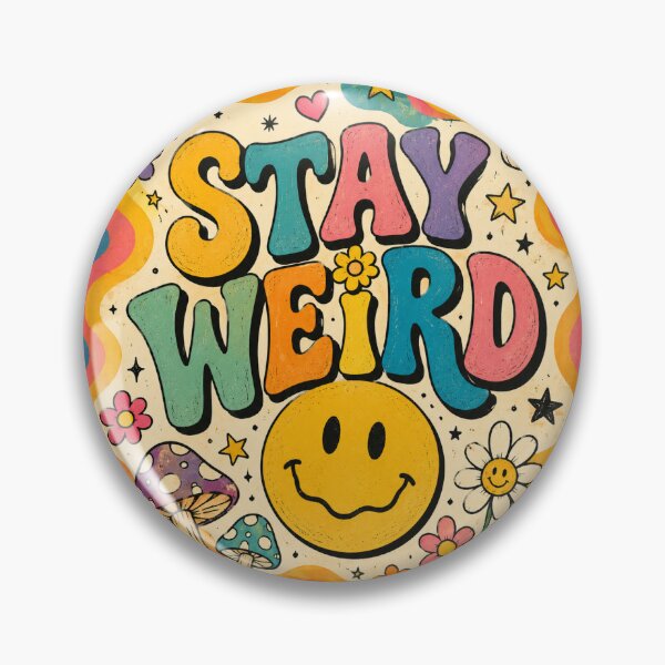Item preview, Stay Weird Retro Aesthetic designed and sold by AuraPixelDesign.