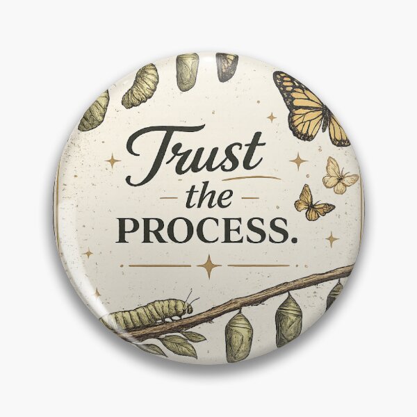 Item preview, Trust The Process Minimal Quote designed and sold by AuraPixelDesign.