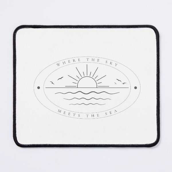 Item preview, Where The Sky Meets The Sea — Minimalist Nature Print designed and sold by CairnStudio.