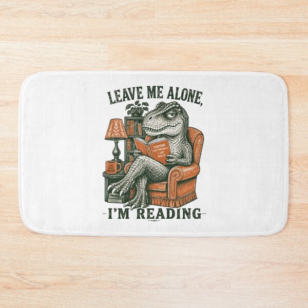 Item preview, Sarcastic T Rex Reading Books Vintage Retro designed and sold by BeardWave.