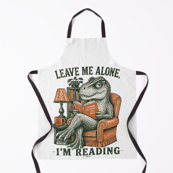 Item preview, Sarcastic T Rex Reading Books Vintage Retro designed and sold by BeardWave.