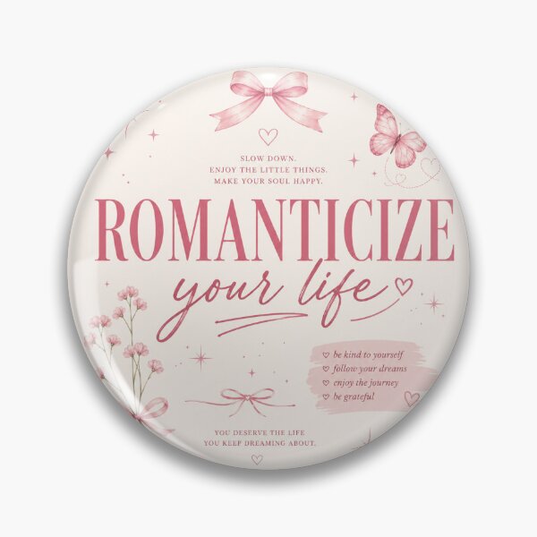 Item preview, Romanticize Your Life Coquette Aesthetic designed and sold by AuraPixelDesign.