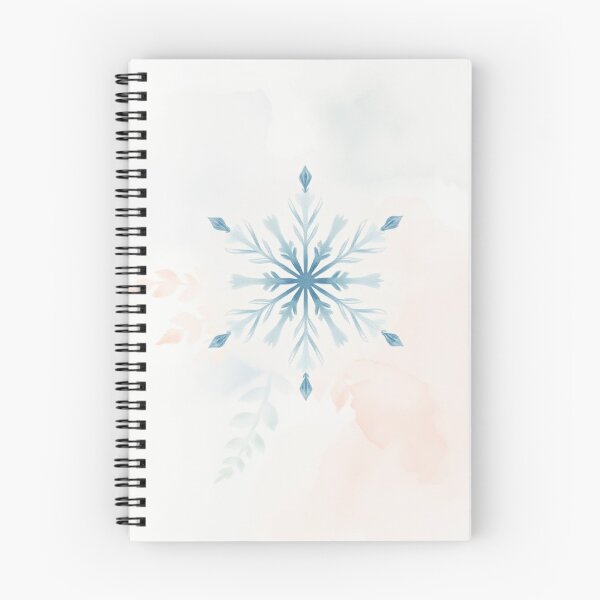 Item preview, Watercolor Snowflake with Soft Botanical Elements designed and sold by Vida e Arte.