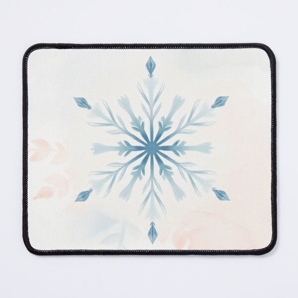 Item preview, Watercolor Snowflake with Soft Botanical Elements designed and sold by Vida e Arte.