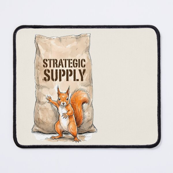 Item preview, Strategic Supply: Funny Squirrel Guardian Art designed and sold by SoulPT.