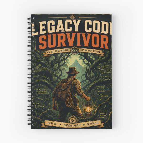 Item preview, Legacy Code Survivor – Brave Explorer in the Jungle of Legacy Software Code designed and sold by PenchalaPrabhas.