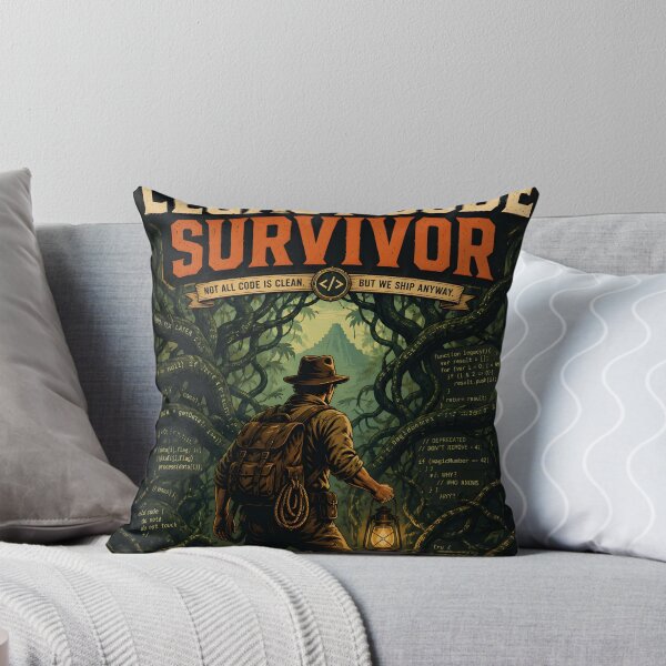 Item preview, Legacy Code Survivor – Brave Explorer in the Jungle of Legacy Software Code designed and sold by PenchalaPrabhas.