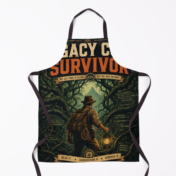 Item preview, Legacy Code Survivor – Brave Explorer in the Jungle of Legacy Software Code designed and sold by PenchalaPrabhas.