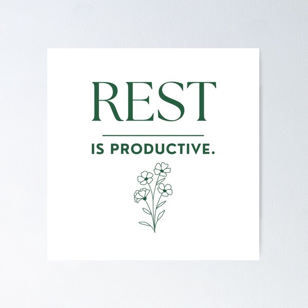 Item preview, Rest is Productive Shirt | Self Care Tee | Wellness T-Shirt | Mental Health Shirt | Mindfulness Gift designed and sold by UnateStudio.