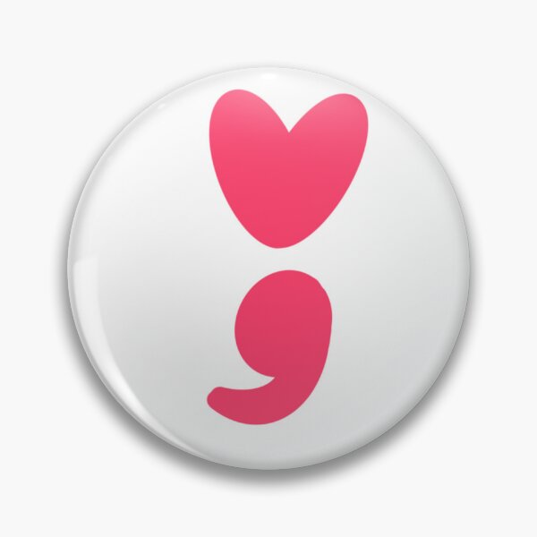Item preview, The Heart to Go On Semicolon designed and sold by SantaLisaPier.