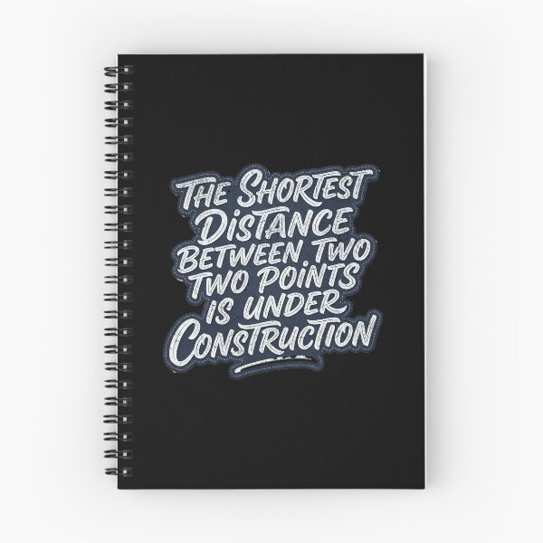 Item preview, The shortest distance between two points is under construction designed and sold by Pflugart.