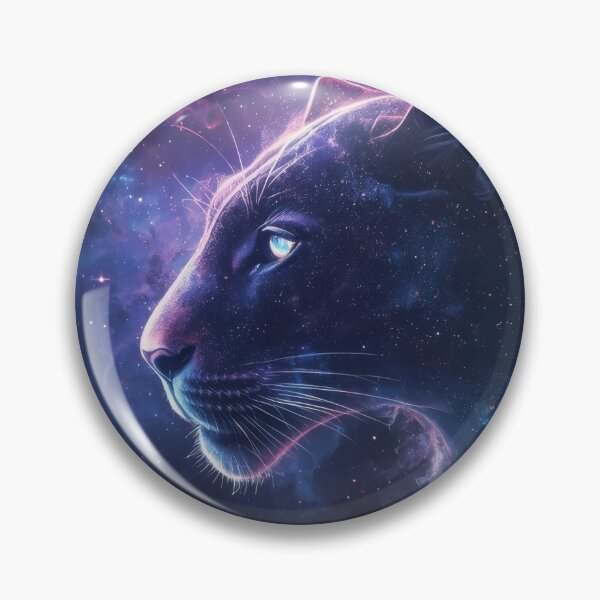 Item preview, Cosmic Panther Portrait in Nebula designed and sold by Nick Seidel.