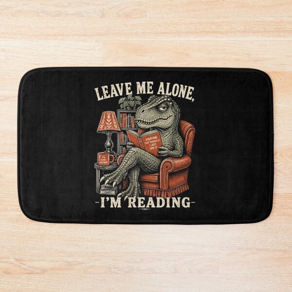 Item preview, Sarcastic T Rex Reading Books Vintage Retro 2 designed and sold by BeardWave.