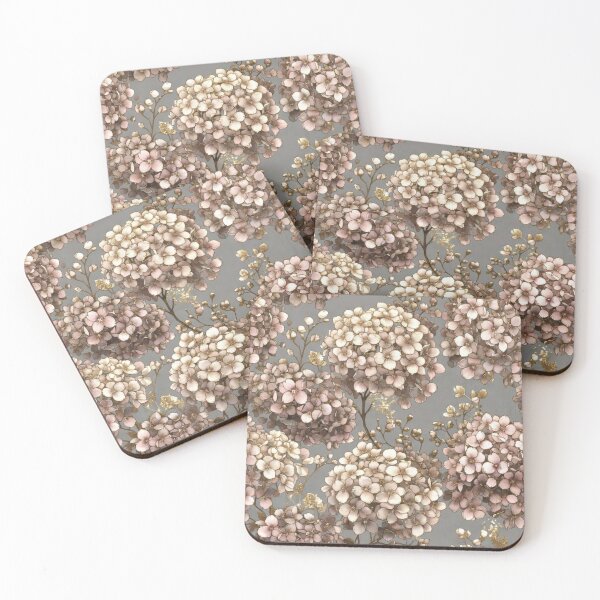 Item preview, Vintage Muted Pink Floral Pattern designed and sold by IntelliMindDesigns.