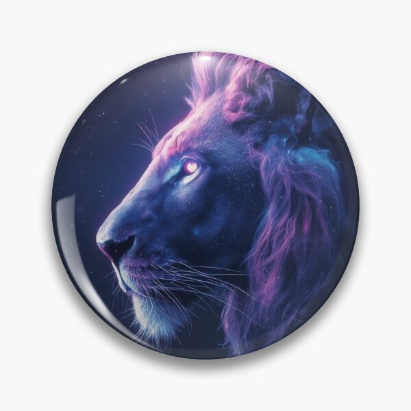 Item preview, Galactic Lion Head Art designed and sold by Nick Seidel.