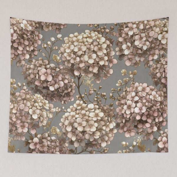 Item preview, Vintage Muted Pink Floral Pattern designed and sold by IntelliMindDesigns.