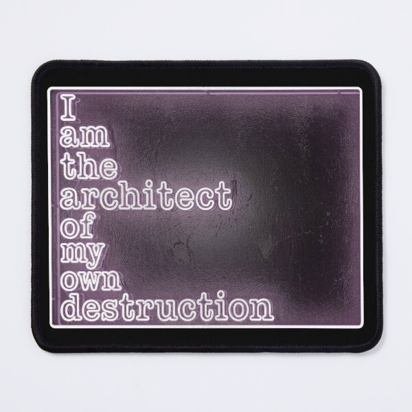 Item preview, The Miniature Wife Inspired Wall Art – I Am The Architect Of My Own Destruction designed and sold by ironpalette.