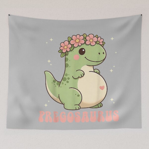 Item preview, Pregosaurus Cute Mommy Dinosaur Pregnancy Announcement Mama designed and sold by mjohnson9.