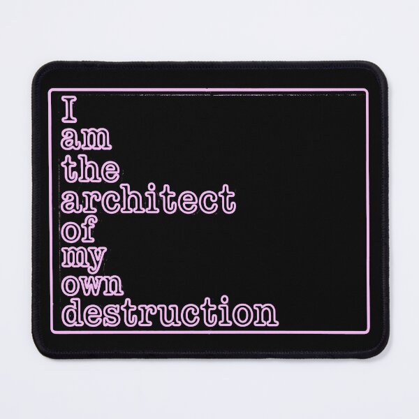 Item preview, The Miniature Wife Inspired Wall Art – I Am The Architect Of My Own Destruction designed and sold by ironpalette.