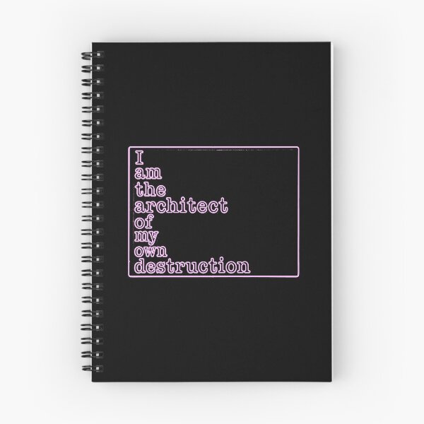 Item preview, The Miniature Wife Inspired Wall Art – I Am The Architect Of My Own Destruction designed and sold by ironpalette.