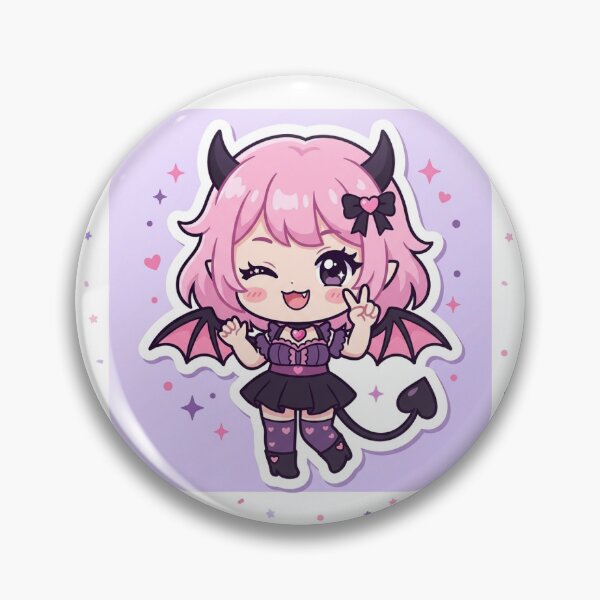 Item preview, Cute Chibi Succubus Demon Anime Kawaii Art Sticker designed and sold by uegi.