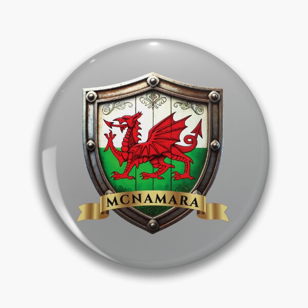 Item preview, McNamara Welsh Heritage Crest Shield designed and sold by Highlandkings.