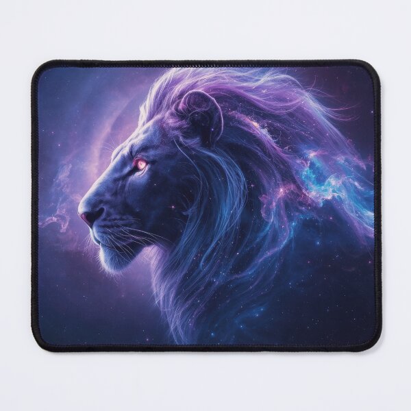 Item preview, Cosmic Lion Art in Galactic Colors designed and sold by Nick Seidel.