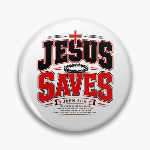 Item preview, Jesus Saves John 3 16 designed and sold by Cravens-Museum.